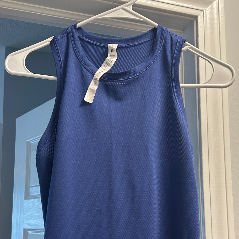 Lululemon Athletica Blue Tank Top